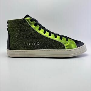 P448 “Jake Lima” High top Sneaker with Glitter Shoes Mens Size 38 (US 5.5)